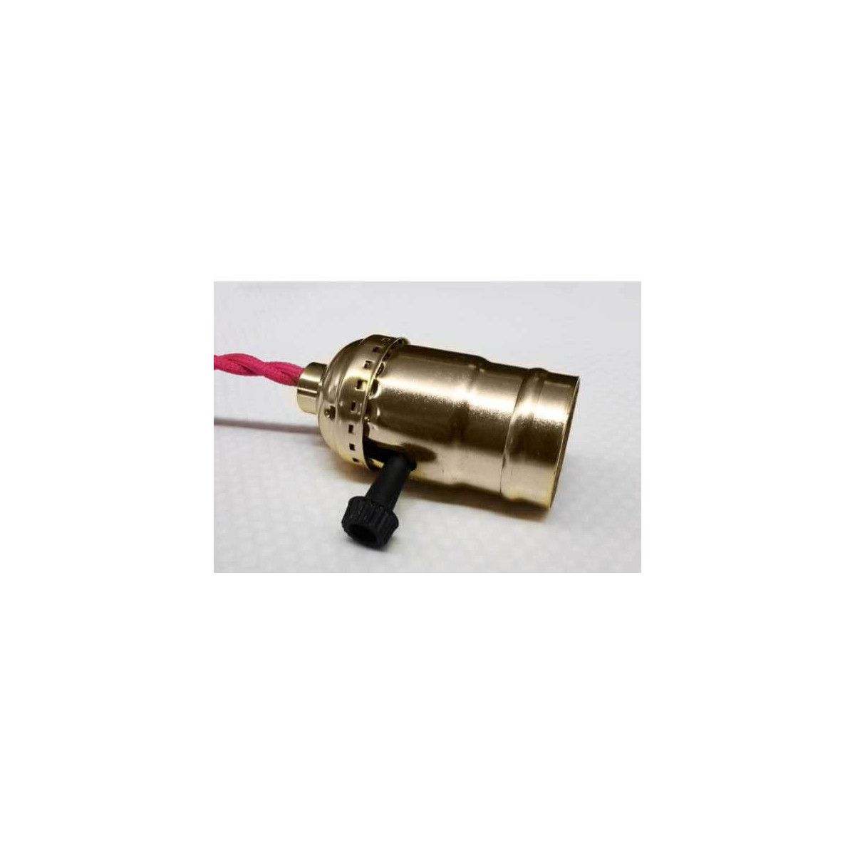 Socket-Typ E27 mit Drehschalter Vintage Bronze