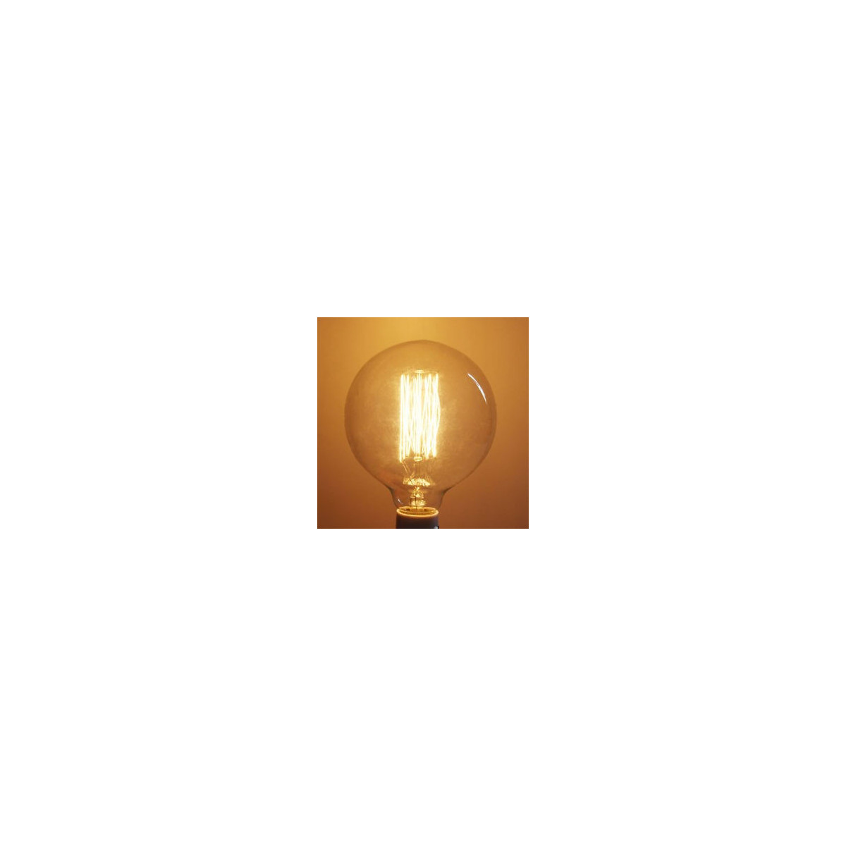 Vintage-Glühbirne 40W E27 G95 Glühbirne Edison
