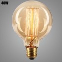 Vintage-Glühbirne 40W E27 G95 Glühbirne Edison