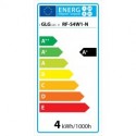 Set mit 3 GU10 4 W 4X1 W hochintensiven LED-Lampen der Energieklasse GreenSensation