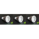 Satz mit 3 GU10 4W 4X1W hochintensiven LED-Lampen GreenSensation