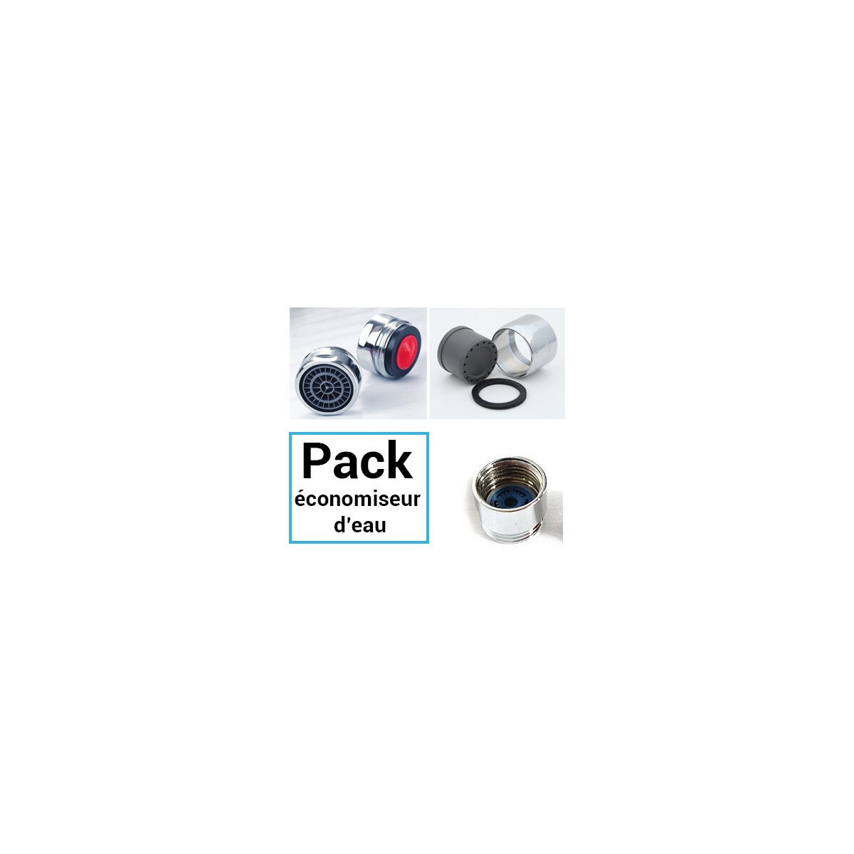 Pack économie d'eau universel robinet et douche