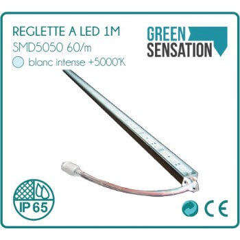 LED Streifen 1 m intensive weiß IP65 12vDC + Transformator