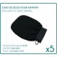 Glove Kessa for Hammam black X 5 (Pack of 5)