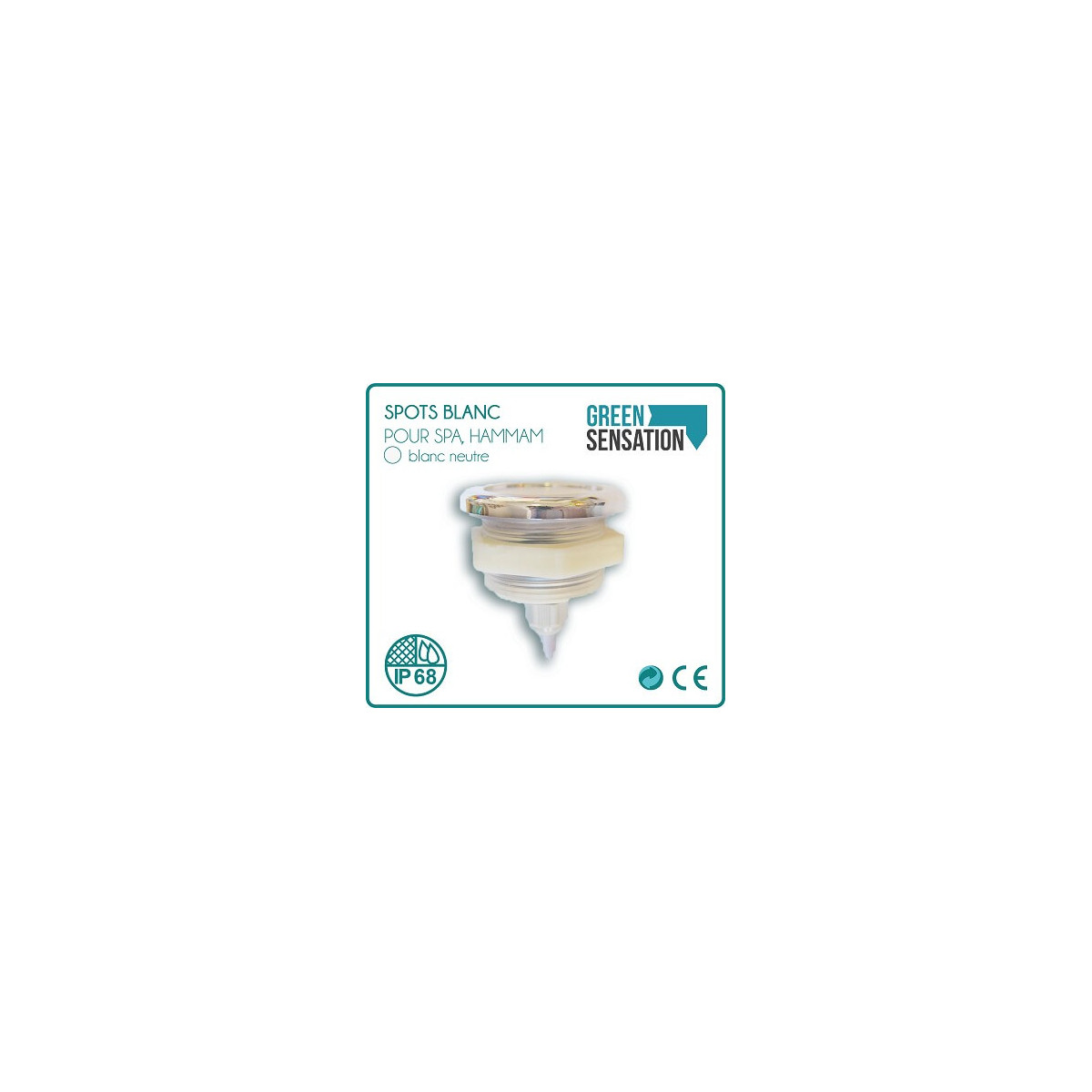 Foco empotrable LED blanco impermeable IP68 2 W