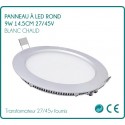 Rundes LED-Einbaupanel 9 W Warmweiß 14,5 cm + Transformator