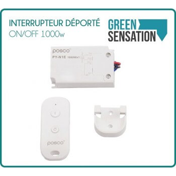 Remote switch ON / OFF 1000 W with remote control