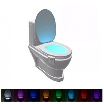 2x éclairage de cuvette de toilette à LED - éclairage de lampe de nuit de  lampe de | bol