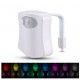 Packung mit 3 x 8-farbige LED-Beleuchtung für WC, mit Bewegungmelder für  WC-Sitz,  WC-Becken