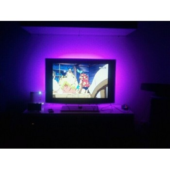Pack led backlighting for TV 2 x 90 cm usb with remote control and musical control
