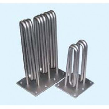Square resistance heaters for steam generator