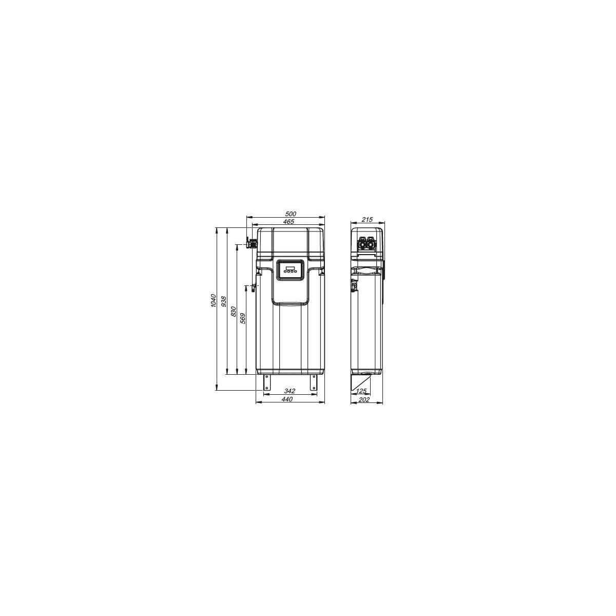 14L ELITE Wandenthärter mit Chlorinator