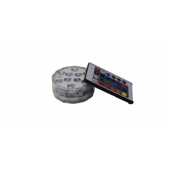 Punto de luz LED sumergible ip68 todos los ambientes húmedos controlable remotamente 16 colores 4 programas de desplazamiento