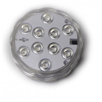Pack de 3 Spots submersibles lumières LED ip68 environnement humide controllable à distance 16 couleurs 