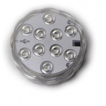 Spot submersible lumière LED ip68 tout environnement humide controllable à distance 16 couleurs 4 programmes de défilement