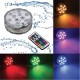  Spot submersible lumière LED ip68 tout environnement humide controllable à distance 16 couleurs 4 programmes de défilement