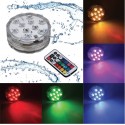  Spot submersible lumière LED ip68 tout environnement humide controllable à distance 16 couleurs 4 programmes de défilement