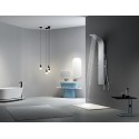 Colonna doccia (1300mmx180mm) in lega di alluminio verniciata argento