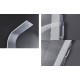 Colonne de douche (1300mmx180mm) en alliage d'aluminium peinture argentée