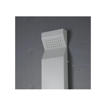 Duschsäule (1500 mm x 200 mm) aus silbernem Aluminium für Duschkabine Dusche oder Wanne Badezimmer Hammam Spa Sauna Wellness