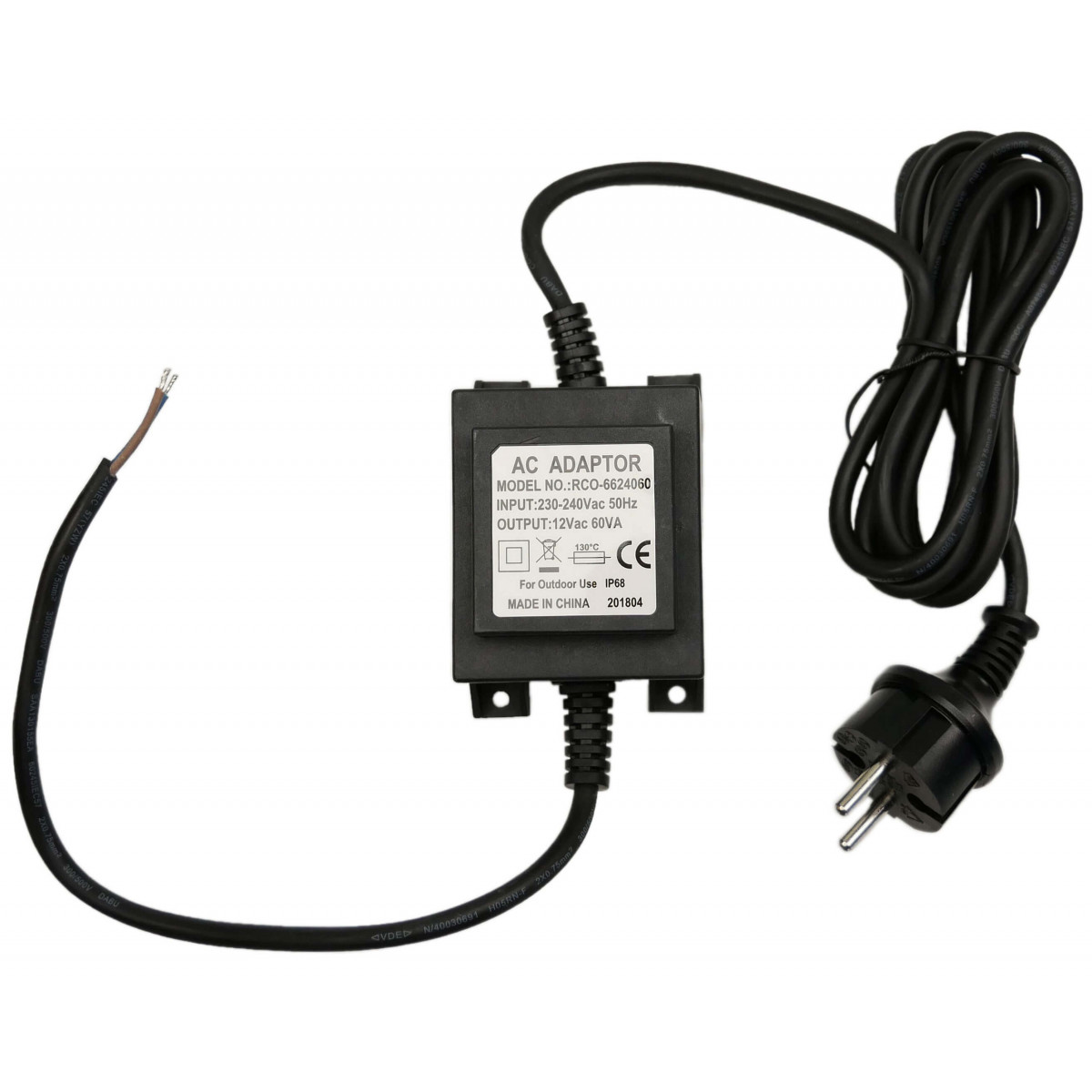 Tipo impermeabile AC IP68 60w 12v trasformatore