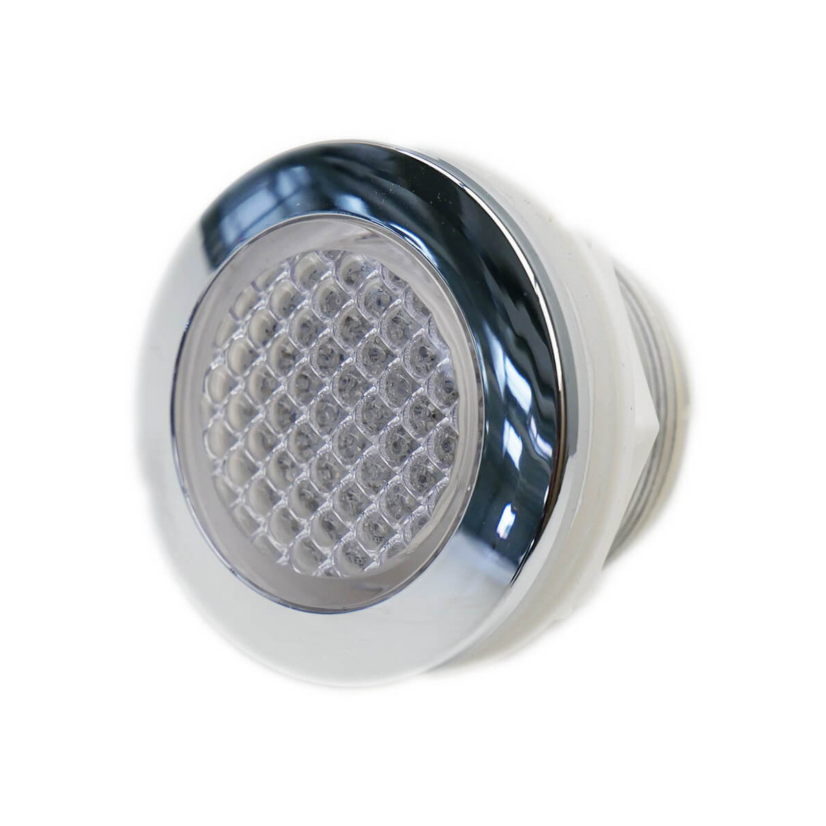 Foco empotrable RGB estanco IP68 + pulsador de control y transformador para hammam y baño