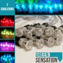 lot de 9 luminaires chromothérapie étanche ip 68 12V pour tous milieux humides