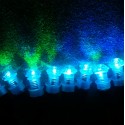 set di 9 luci per cromoterapia impermeabili IP 68 12V per tutti gli ambienti umidi