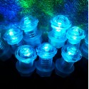 lot de 9 luminaires chromothérapie étanche ip 68 12V pour tous milieux humides