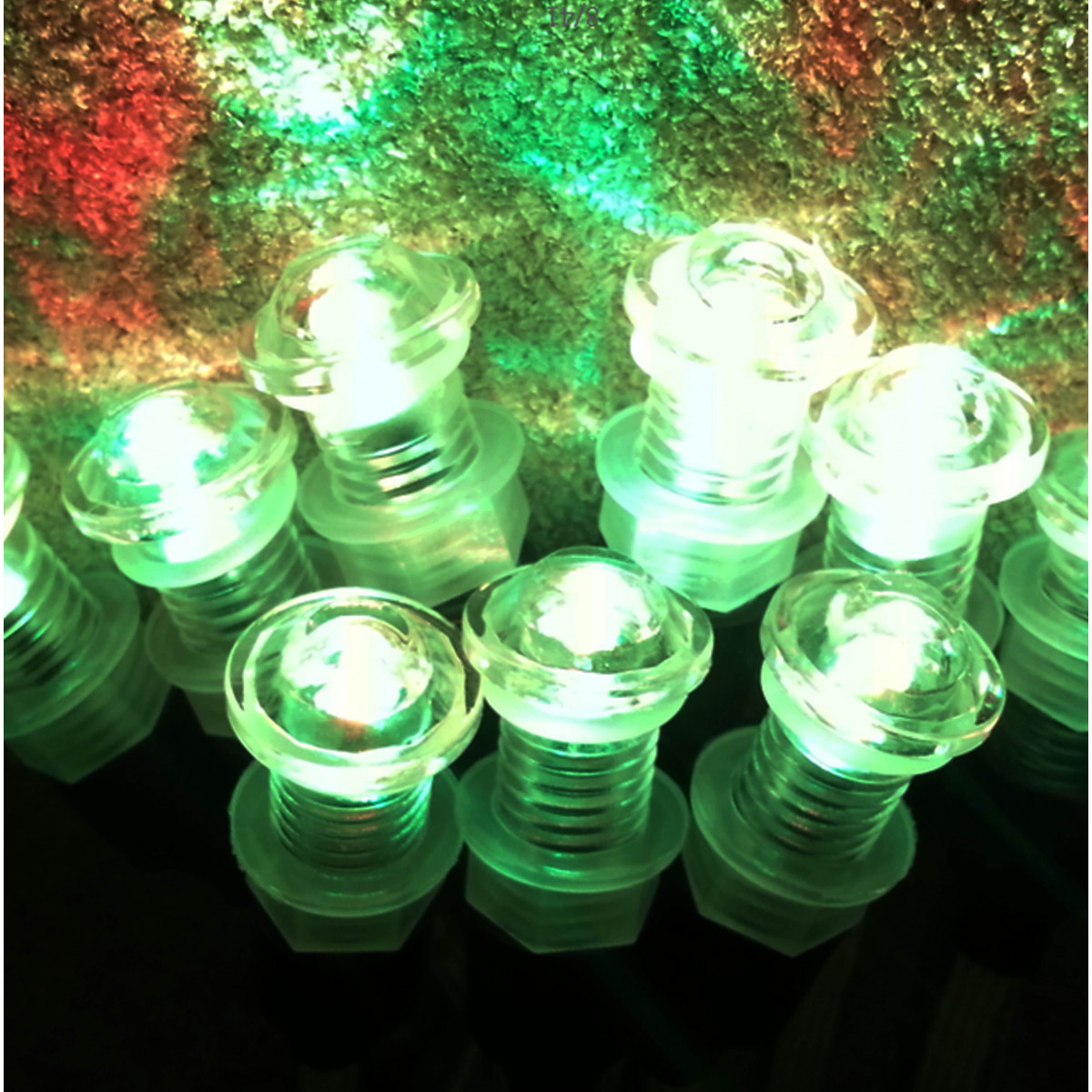 set di 9 luci per cromoterapia impermeabili IP 68 12V per tutti gli ambienti umidi