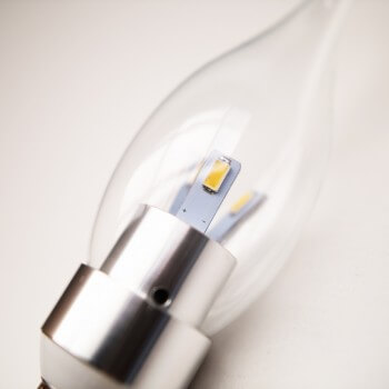 3 forma di fiamma neutra w E14 bianco LED lampadina