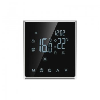 Thermostat tactile 16A 230V affichage digitale pour plancher chauffant, chauffage au sol