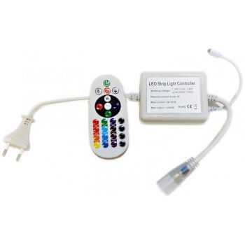 Infrared control box for long-range RGB LED tape adapter 220V IP68