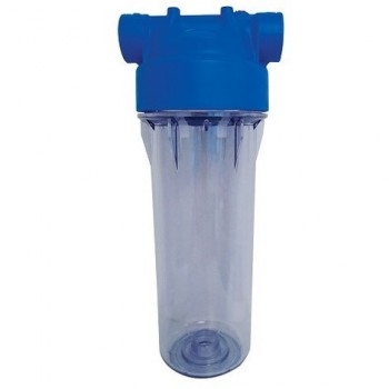 Portafiltro transparente versátil de 10 pulgadas con soporte de montaje desineo