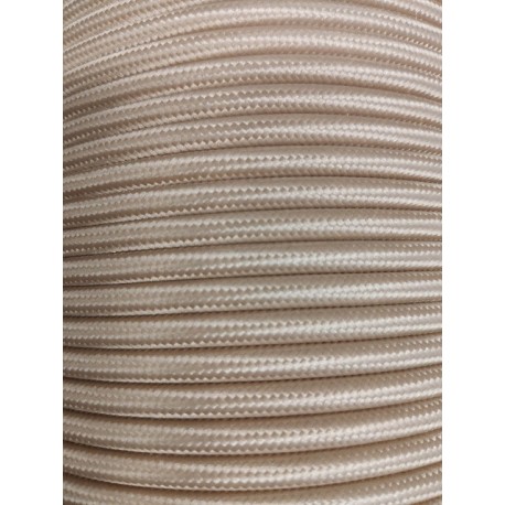 Vintage beige woven electric wire look retro in fabric