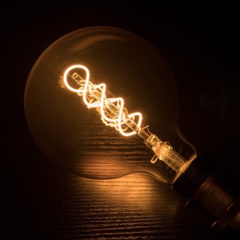Ampoule vintage à LED XXL 4w E27 G125 style Edison bulb
