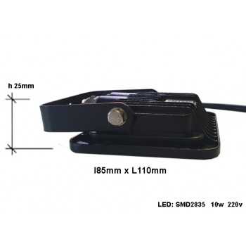 proyector de Led IP65 blanco 10W 220v