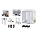 Generador de Vapor Para Hammam 4Kw Desineo Para Uso Profesional o Doméstico drenaje automático y posibles opciones