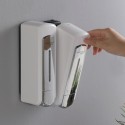 Doppel-Seifenspender und Shampoo 2 x 500 ml undurchsichtig undurchsichtig und ergonomisch