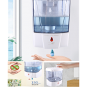 Double distributeur à savon et shampoing 2 x 500ml ultra ergonomique