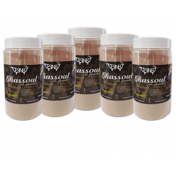 5kg lot of ghassoul traditional white clay natural BIO