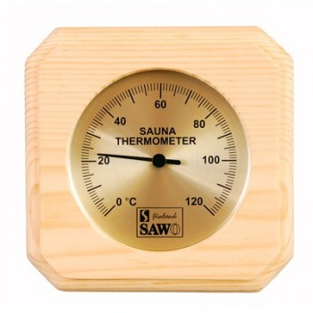 SAWO Thermometer (aus Kiefer) für Sauna
