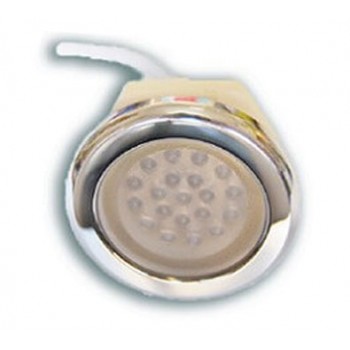 Foco LED de cromoterapia empotrable impermeable IP68 2 W