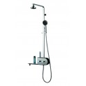 Bodyclean - Stainless steel shower column with tropical rain and mist functions, mirror finish S303