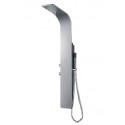 Colonna doccia (1300mmx180mm) in lega di alluminio verniciata argento