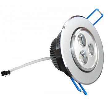 Punto incorporado y ajustable para luces de techo LED 3 W - 250 luces + transformador 12v