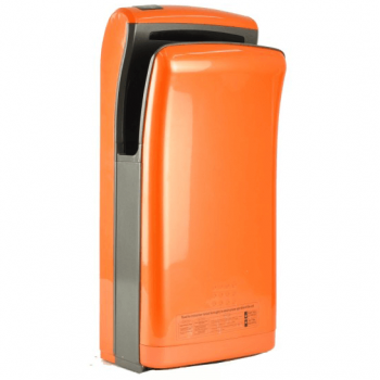Sèche-mains Vitech automatique à double jet d'air orange