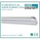 Pack of 3 Kit Tube 120 cm Neon T5 on aluminium economic lighting support