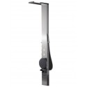 Bodyclean - 2-strahlige Balneotherapie-Duschsäule aus Edelstahl mit integriertem Sitz S179-T