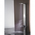 Bodyclean - Colonna doccia per balneoterapia a 2 getti in acciaio inox con sedile incorporato S179-T